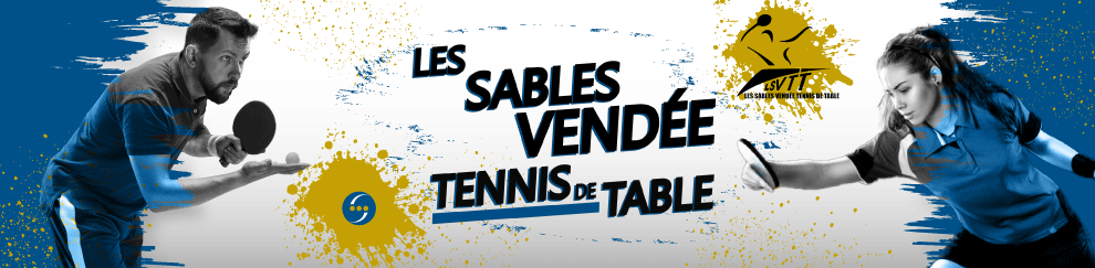 Bannière LSVTT (Les Sables Vendée Tennis de Table)